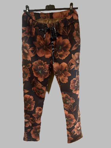 Bukser med print - One size 36-44