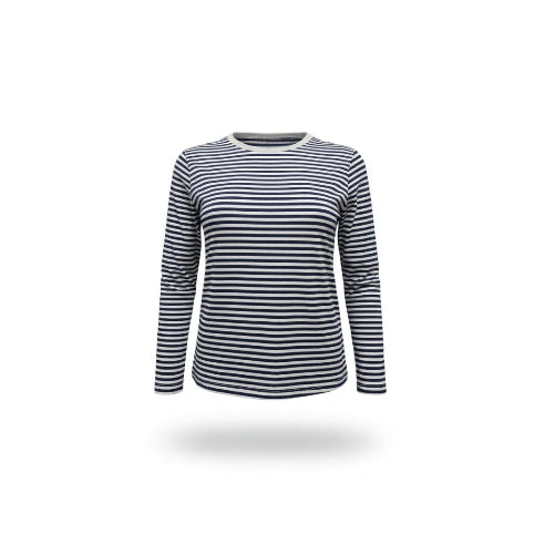 Stribet bluse – klassisk og lækker 🤍