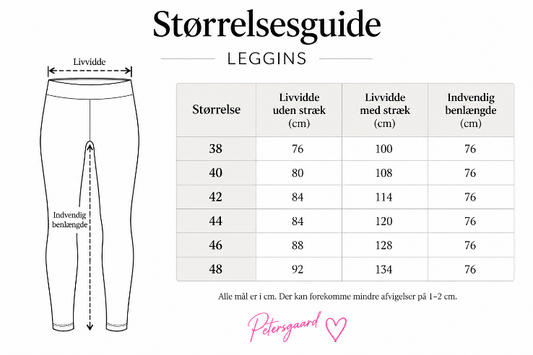 Super stretchy leggings i Sort