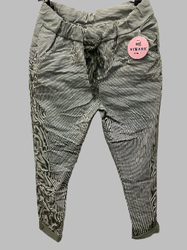 Mirakelbuks med khaki striber