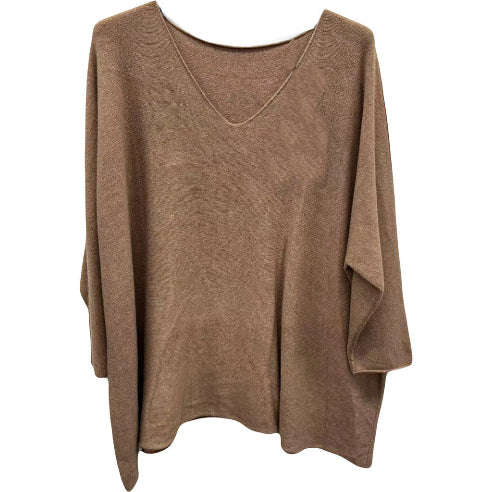 Viskose strik Camel - One Size 40-50