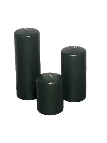 Mørke grøn bloklys fra Diederich – 100 % ren stearin