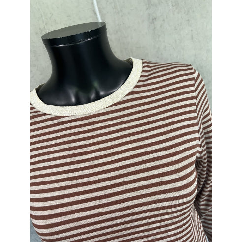 Bluse Beige Melange