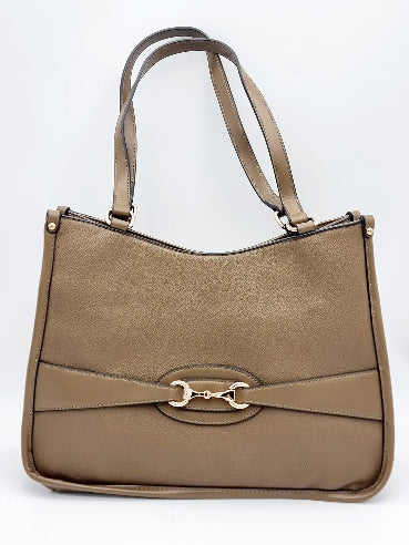 Taske 30x26 cm - Taupe