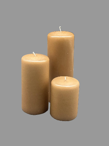 Mokka bloklys fra Diederich – 100 % ren stearin