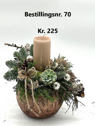 Kalenderlys dekoration Nr. 70