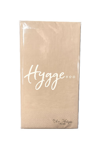 Servietter "Hygge" i Latte farve