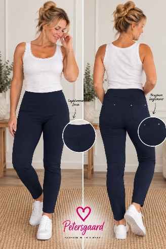 Super stretchy leggings i Navy