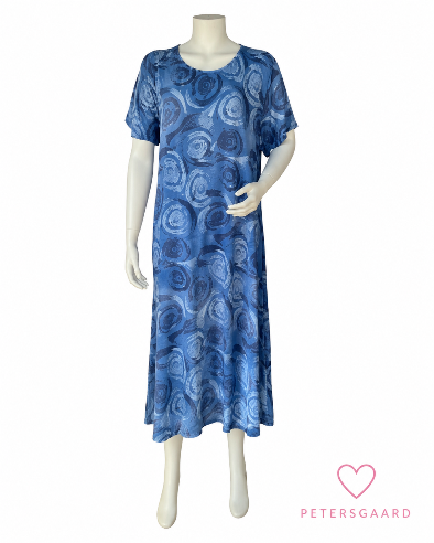Kjole med print - One size 38-48