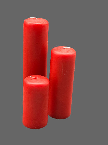 Rød bloklys fra Diederich – 100 % ren stearin (Copy)