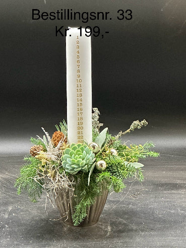 Kalenderlys dekoration Nr. 33