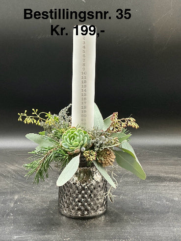 Kalenderlys dekoration Nr. 35