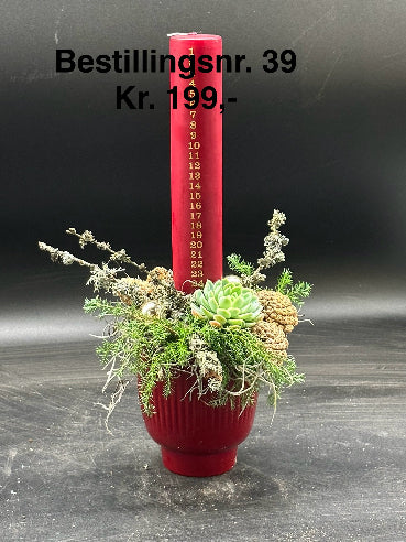 Kalenderlys dekoration Nr. 39