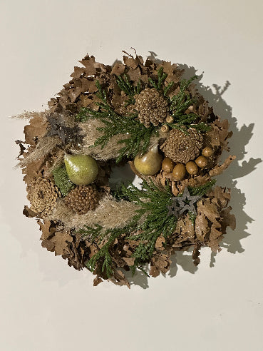 Dørkrans i brun natur