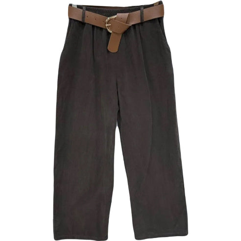 Chokobrune Bukser i Babyfløjl - One size 36-44