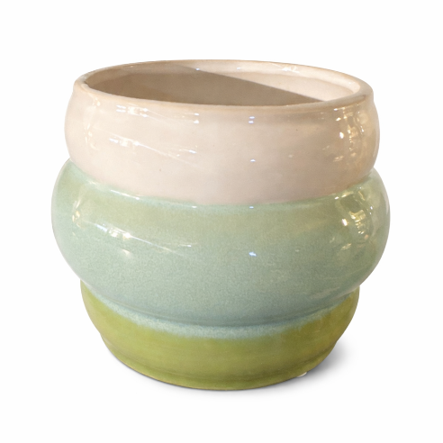 Keramik urtepotte – bløde pastel nuancer