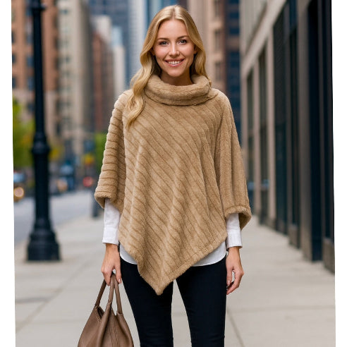 Poncho i camel
