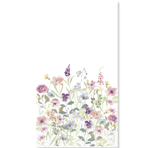 Servietter med grøftekantsblomster