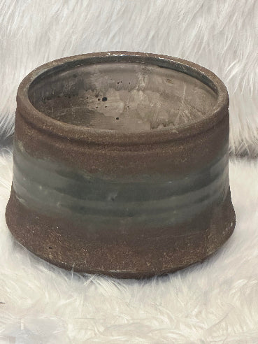 Rustik metal krukke – H18 cm, Ø22 cm