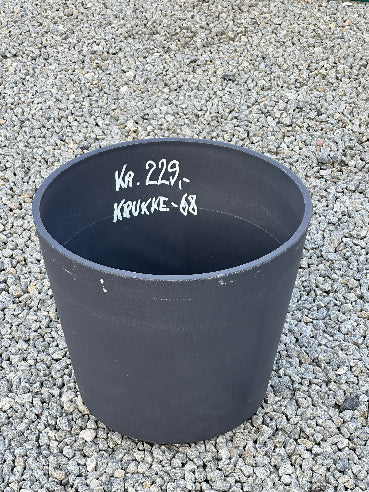 Sort letvægtskrukke
