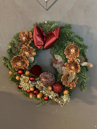 Dørkrans bordeaux/-Rød