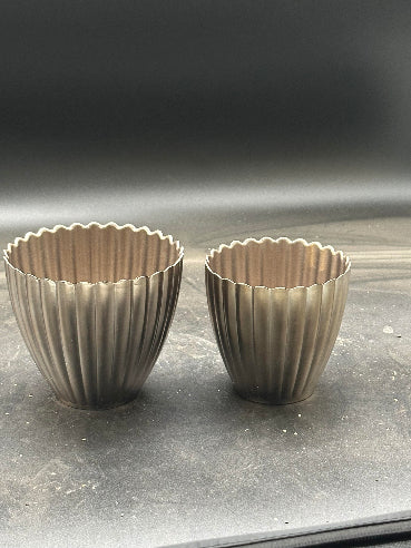 Potte i champagne farve