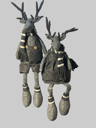 Luca Rensdyr grå 40 cm