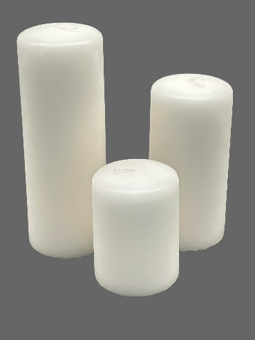 Off White bloklys fra Diederich – 100 % ren stearin