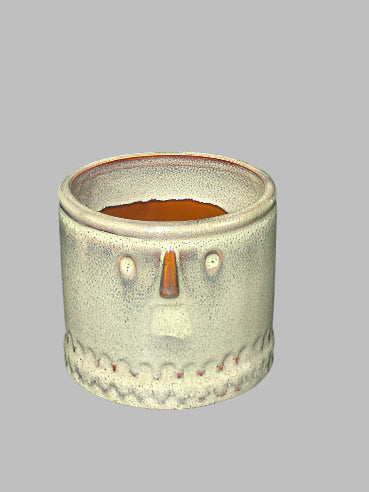 Beige urtepotte