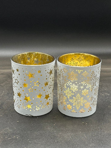 Jule skjuler i hvid/Guld